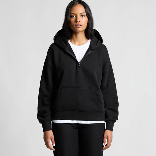 AS Colour Half Zip Womens Hoodie - 4164