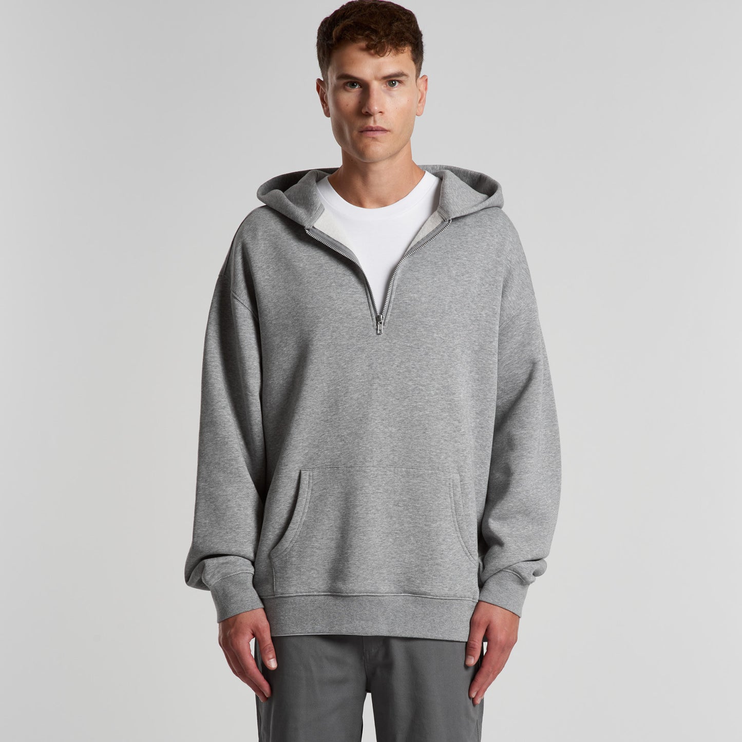 AS Colour Relax Half Zip Mens Hoodie - 5164
