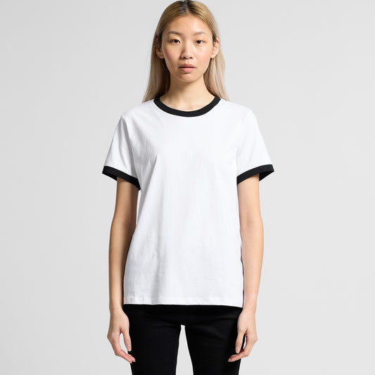 AS Colour Ringer Womens T-Shirt - 4053