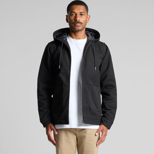 AS Colour Canvas Heavy Hooded Mens Jacket - 5529