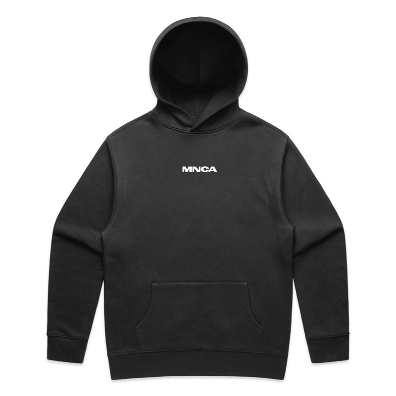 Front of the NLP MetaFest 2026 unisex hood with the MNCA chest mark