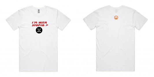 AS Colour Staple Tee - White - Fresh Tees SYD