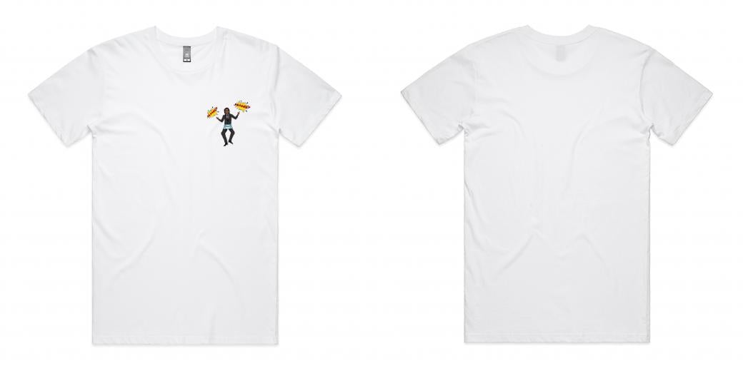 AS Colour Staple Tee - White - Fresh Tees SYD