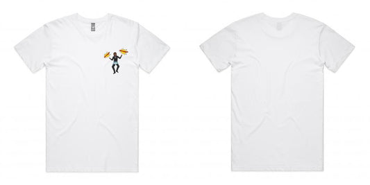 AS Colour Staple Tee - White - Fresh Tees SYD