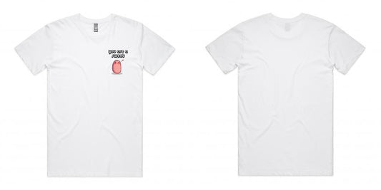 AS Colour Staple Tee - White - Fresh Tees SYD