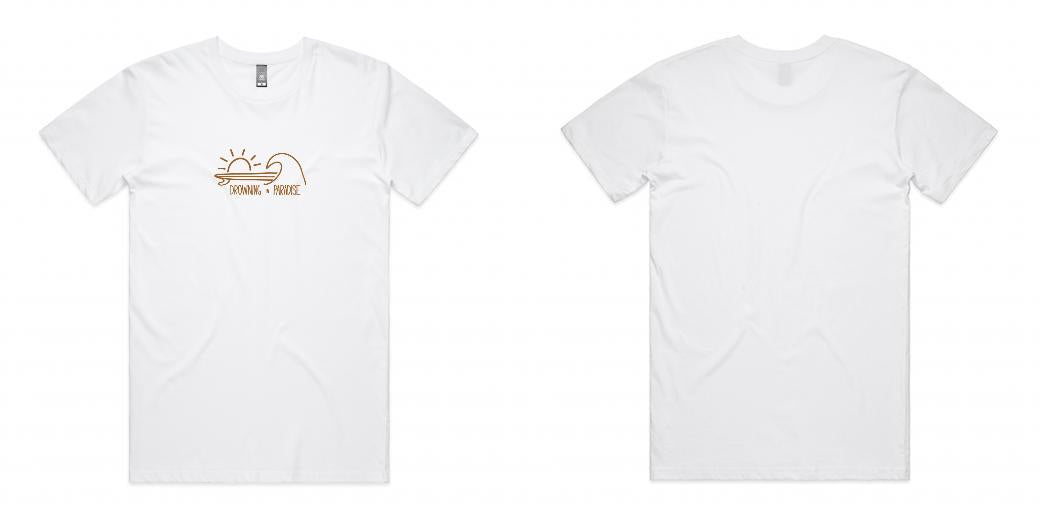 AS Colour Staple Tee - White - Fresh Tees SYD