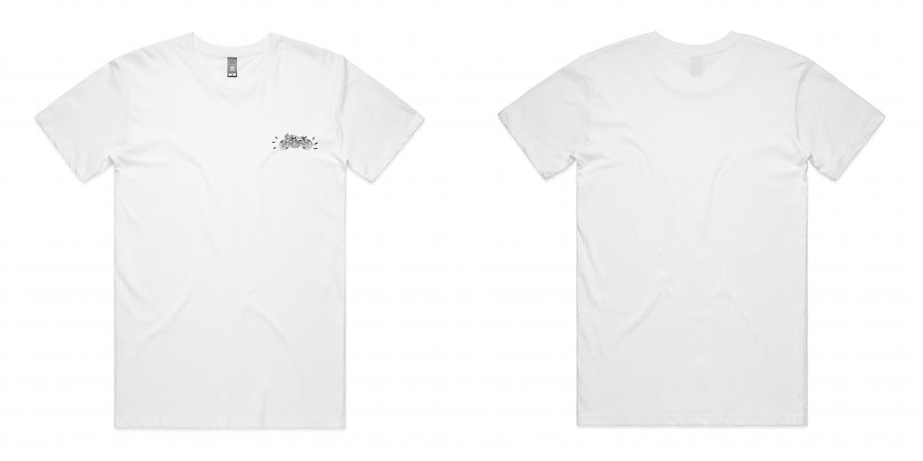 AS Colour Staple Tee - White - Fresh Tees SYD