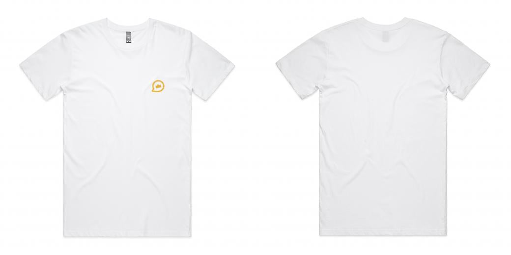 AS Colour Staple Tee - White - Fresh Tees SYD