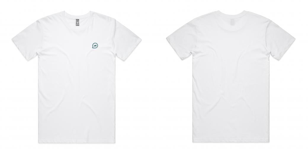 AS Colour Staple Tee - White - Fresh Tees SYD